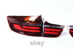 BMW X6 E71 E72 08 14 Genuine Black Line LED Tail Light Real Lamp Full SET OEM