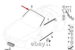 BMW Z4 E85 Front Windscreen Seal Rubber Trim 51317017021 New Genuine