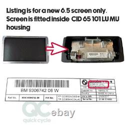 BMW i3 13-18 CENTRAL INFORMATION DISPLAY SCREEN CID 6,5 LCD MONITOR