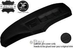 Black Leather Dash Dashboard Real Leather Cover Fits Bmw 5 Series E28 1981-1987