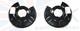 Bmw 1 2 3 4 F20 F31 New Genuine Rear Brake Disc Protection Plate Pair Set