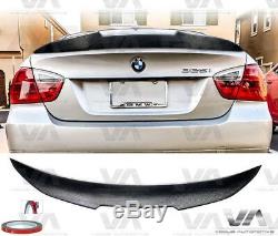 Bmw 3 Series E90 M3 Psm Style Real Carbon Fiber Boot Trunk Lip Spoiler