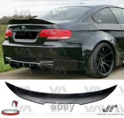 Bmw 3 Series E92 M3 Psm Style Real Carbon Fiber Boot Trunk Lip Spoiler