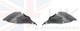 Bmw 3 Series F34 Gt New Genuine Front Fender Liner Pair Set
