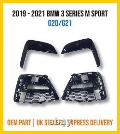 Bmw 3 Series G20 G21 M Sport Front Bumper Grills 8089207 8089208 8069371 8069372