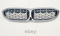 Bmw 3 Series G20 G21 M Sport New Genuine Front Bumper Grill Cerium Grey I Cam
