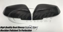 Bmw F10 5 Series Lci Real Carbon Fibre Wing Mirror Covers M Performance Carbon