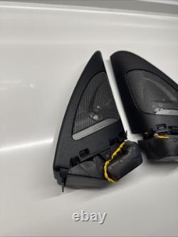 Bmw F21 F22 F87 Genuine Front Door Tweeters Covers Harman Kardon Pair New Oem