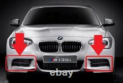 Bmw New Genuine 135m F20 F21 12-15 Front M Sport Bumper Lower Grill Pair