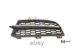 Bmw New Genuine 135m F20 F21 12-15 Front M Sport Bumper Lower Grill Pair