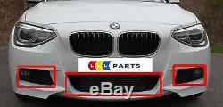 Bmw New Genuine 1 F20 F21 12-15 Front M Sport Bumper Lower Grill Set Of Three