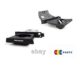 Bmw New Genuine 3 E90 E91 E92 E93 Cup Holder Assembly Black Rhd Pair Set