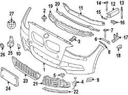 Bmw New Genuine 3 F30 F31 11-15 M Sport Front Bumper Grill Trim Set Of Three