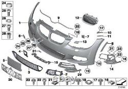 Bmw New Genuine 3 Serie E92 E93 LCI M Sport Front Bumper Lower Grilles Mesh Set