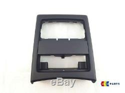 Bmw New Genuine 3 Series E90 E91 05-12 Rear Center Console Black Cover 7145681