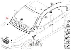 Bmw New Genuine 3 Series E90 E91 Windshield Cowl Panel Cover Rhd 7180744