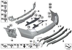 Bmw New Genuine 5 F10 F11 M Sport Rear Diffuser With Two Exhaust 7904994