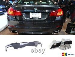 Bmw New Genuine 5 F10 M Sport Rear Diffuser Double Wide Exhaust With Tailpipes