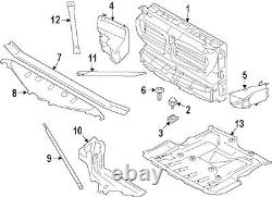 Bmw New Genuine 5 Gt Series F07 2008-2016 Front Air Duct Slam Panel 7200765