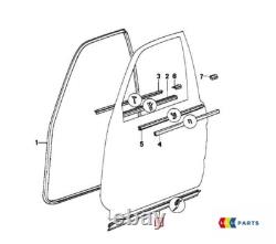 Bmw New Genuine 5 Series E34 Front And Rear Lower Door Weather Strip Set