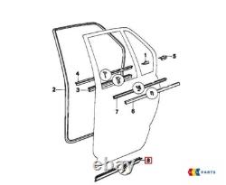 Bmw New Genuine 5 Series E34 Front And Rear Lower Door Weather Strip Set