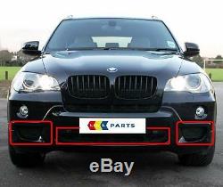 Bmw New Genuine X5 E70 2007-2010 M Sport Front Bumper Lower Grill Set 3 Pieces