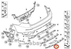 Bmw New Genuine X6 Series E71 E72 Rear Bumper Lower Spoiler Trim 7192879