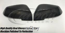 Bmw Real Carbon Fibre Wing Mirror Covers for 1/2/3/4 F Series F21/F30/F32/F33/M2
