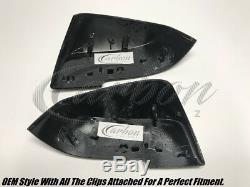 Bmw Real Carbon Fibre Wing Mirror Covers for 1/2/3/4 F Series F21/F30/F32/F33/M2