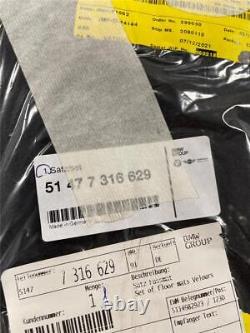 Bmw X1 E84 Floor Mat Set Lhd Anthracte / Oyster New Genuine 51477316629