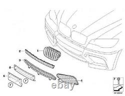 Bmw X5 E70 X6 E71 M Style 2010-2012 New Genuine Front Bumper Grill Set 4 Pcs