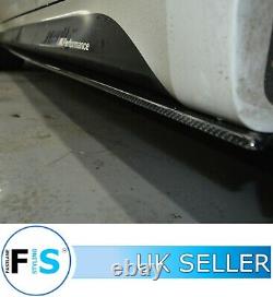 Bmw X5 F15 X5m Side Skirt Extension Blades Real Carbon Fibre 2014+