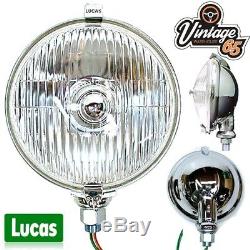 Classic Car Genuine Lucas SFT576 New Front Chrome Fog Light Driving Lamp