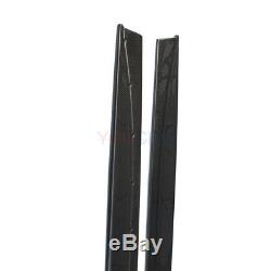Double side Real carbon fiber Side Skirts Extension for BMW F80 M3 F82 F83 M4