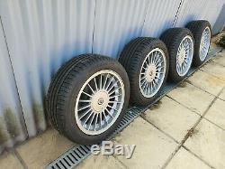 E30 Bmw Genuine 16 Alpina Staggered Alloy Wheels, New Tyres Mint Set, 3 Keys