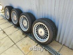 E30 Bmw Genuine 16 Alpina Staggered Alloy Wheels, New Tyres Mint Set, 3 Keys