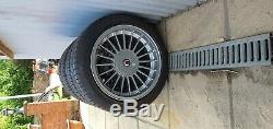 E30 Bmw Genuine 16 Alpina Staggered Alloy Wheels, New Tyres Mint Set, 3 Keys