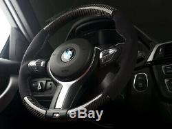 EXPRESS Genuine 3D Carbon Steering Wheel Alcantara for BMW M2 M3 M4 F80 F82 F87