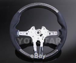 EXPRESS Genuine 3D Carbon Steering Wheel Alcantara for BMW M2 M3 M4 F80 F82 F87