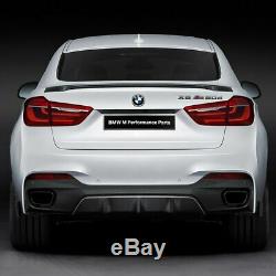 Fit Bmw X6 X6m F16 M-style Real Carbon Fiber Rear Trunk Duck Spoiler LID Wing