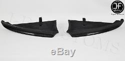 Fits Bmw 1 Series E87 E81 04-13 Sport Bumper 2x Genuine Carbon Fiber Splitters