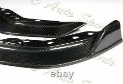 For 19-21 BMW G20 M-Sport M340i Real Carbon Fiber Front Bumper Spoiler Lip 3PC