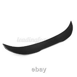 For BMW 5 Series F10 M5 PSM Style Real Carbon Fiber Boot Trunk Lip Spoiler 11-17
