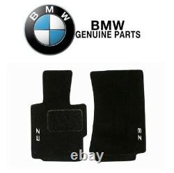 For BMW E36 Z3 96-02 Set of 2 Front Carpet Floor Mats Black Genuine 82111470158