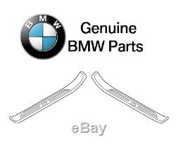 For BMW E39 525i 528i M5 Pair Set of Two Front Door Sill Plates Genuine