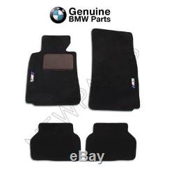 For BMW E39 5 Series M5 2000-2003 Black Carpet Floor Mats Genuine