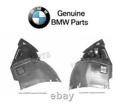 For BMW E46 2001-06 Pair Set of Front Right & Left Forward Fender Liners Genuine