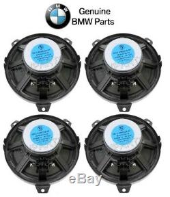 For BMW E46 325Ci Set of 4 Front & Rear 6.25 Speaker Bass Loudspeakers Genuine