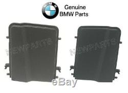 For BMW E46 Convertible Pair Set of Left & Right Black Top Cover Trims Genuine