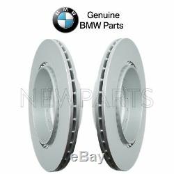 For BMW F10 5-Series Front & Rear Vented Brake Rotors with Pads & Sensors Genuine